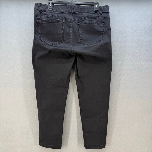 Democracy Jeans Women's 14 Black Denim Straight (Ab)solution High Rise Normcore - Picture 2 of 12